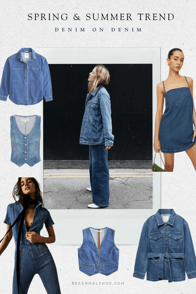 Denim on Denim trend for Spring and Summer 2024