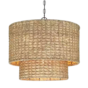 A pendant drum light from Home Depot