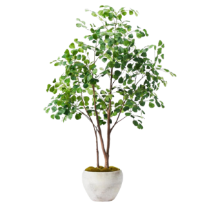 an artificial ficus tree from Target