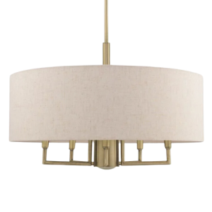 A pendant drum light from Wayfair