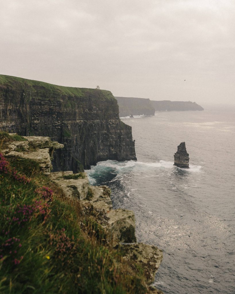 The Cliffs of Moher in Ireland in August