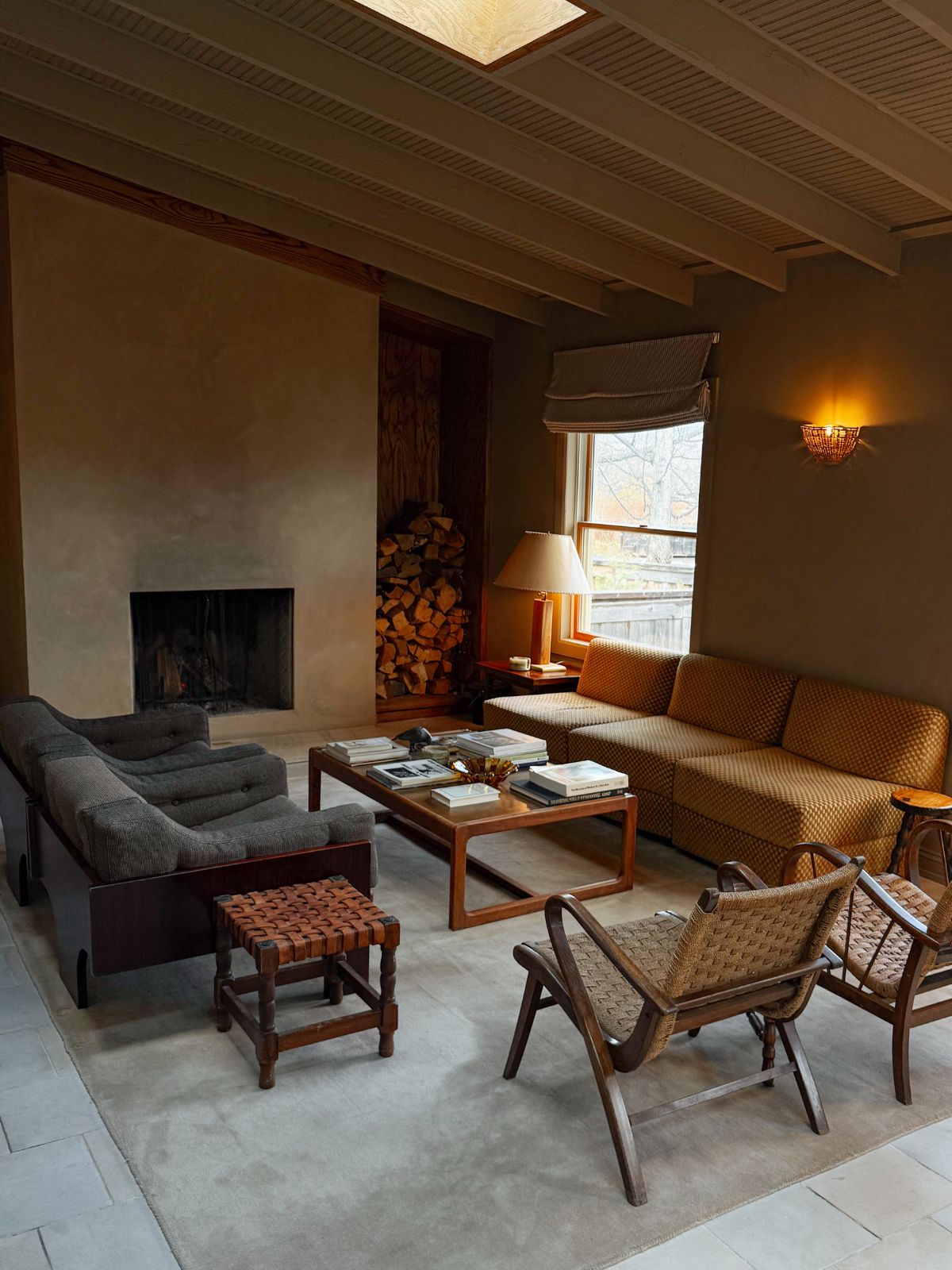 The common area at The Henson Boutique Hotel in the Catskills New York